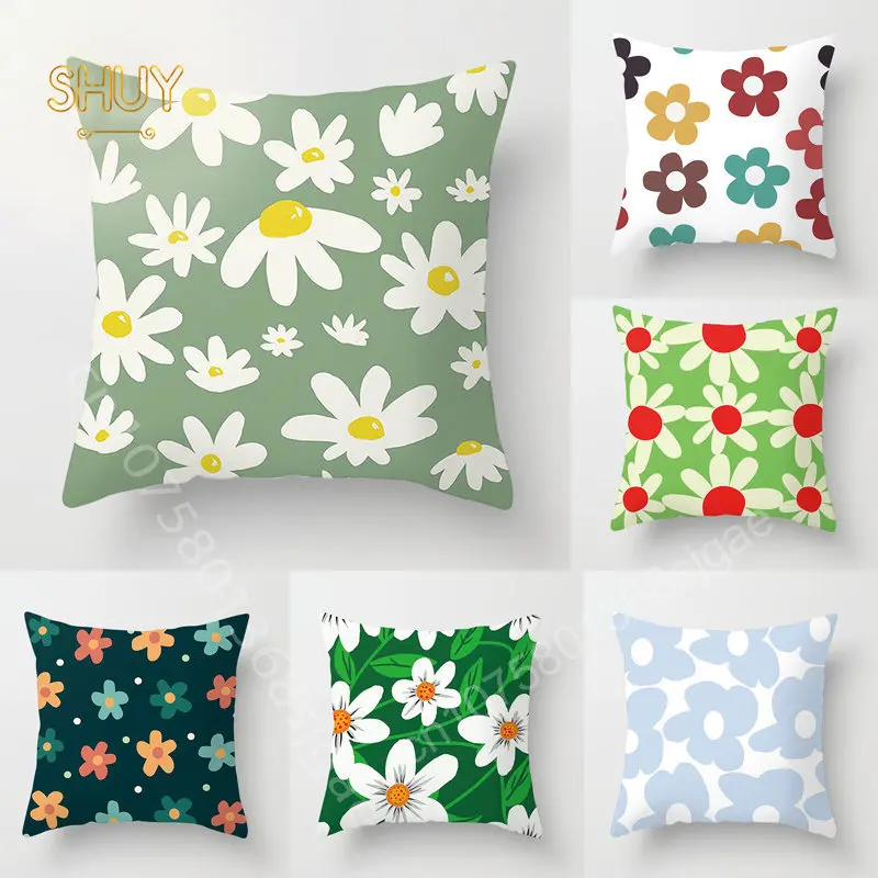 Daisy Series Pillow Case Home Sofa Square Decorative Waist Throw Pillowslip Cushion Cover Car Office Bed Chair Decor Pillowcase 
Daisy Series Pillow Case Home Sofa Square Decorative Waist Throw Pillowslip Cushion Cover Car Office Bed Chair Decor Pillowcase