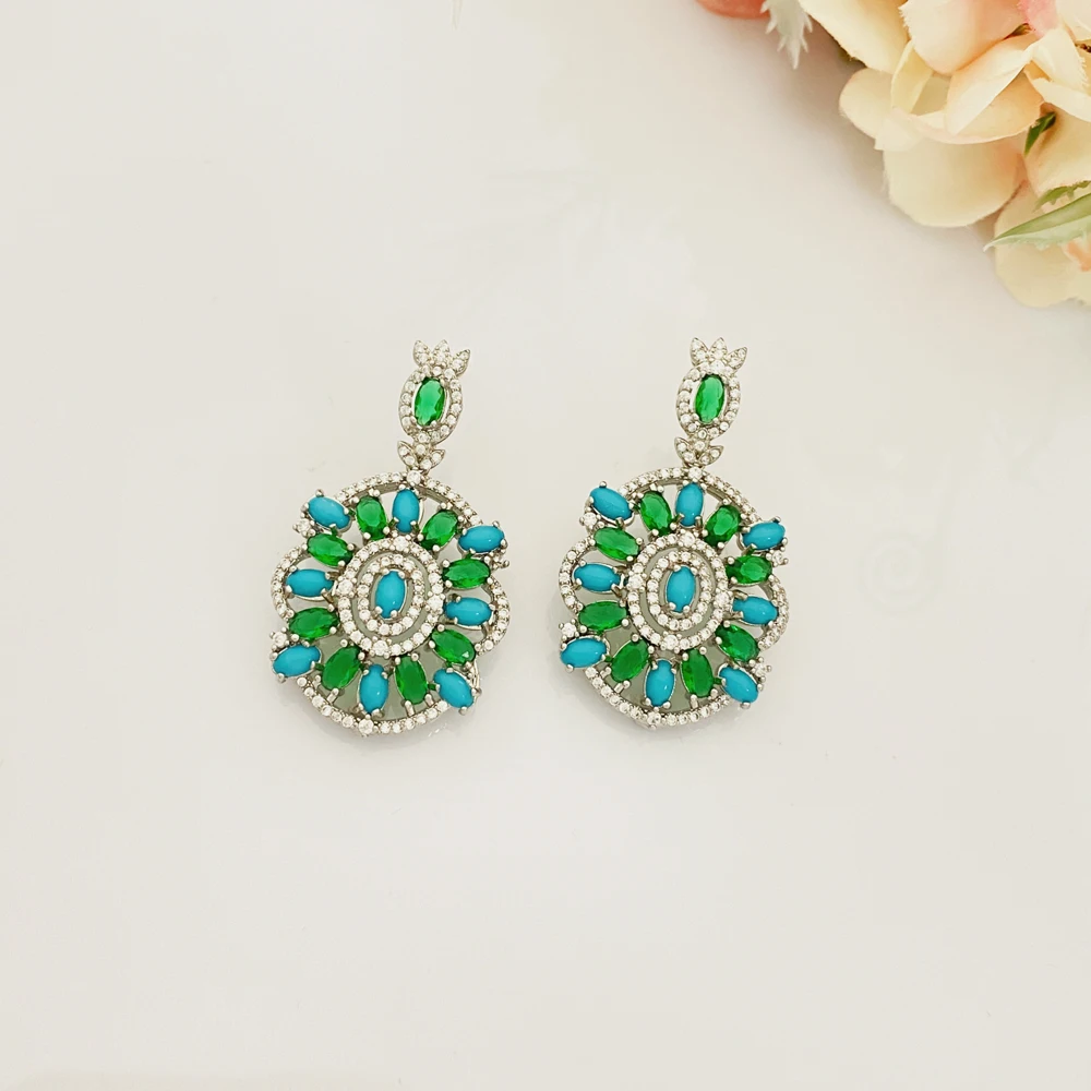 Vintage Turquoise Copper-Plated Zircon Jewelry Set for Women,Dazzling Gift for Birthday Wedding Christmas Valentine’s Day 4 Mallzona S6bbe2e53ec9141f4916324757f1b92b7O Vintage Turquoise Copper-Plated Zircon Jewelry Set for Women,Dazzling Gift for Birthday Wedding Christmas Valentine’s Day Mallzona