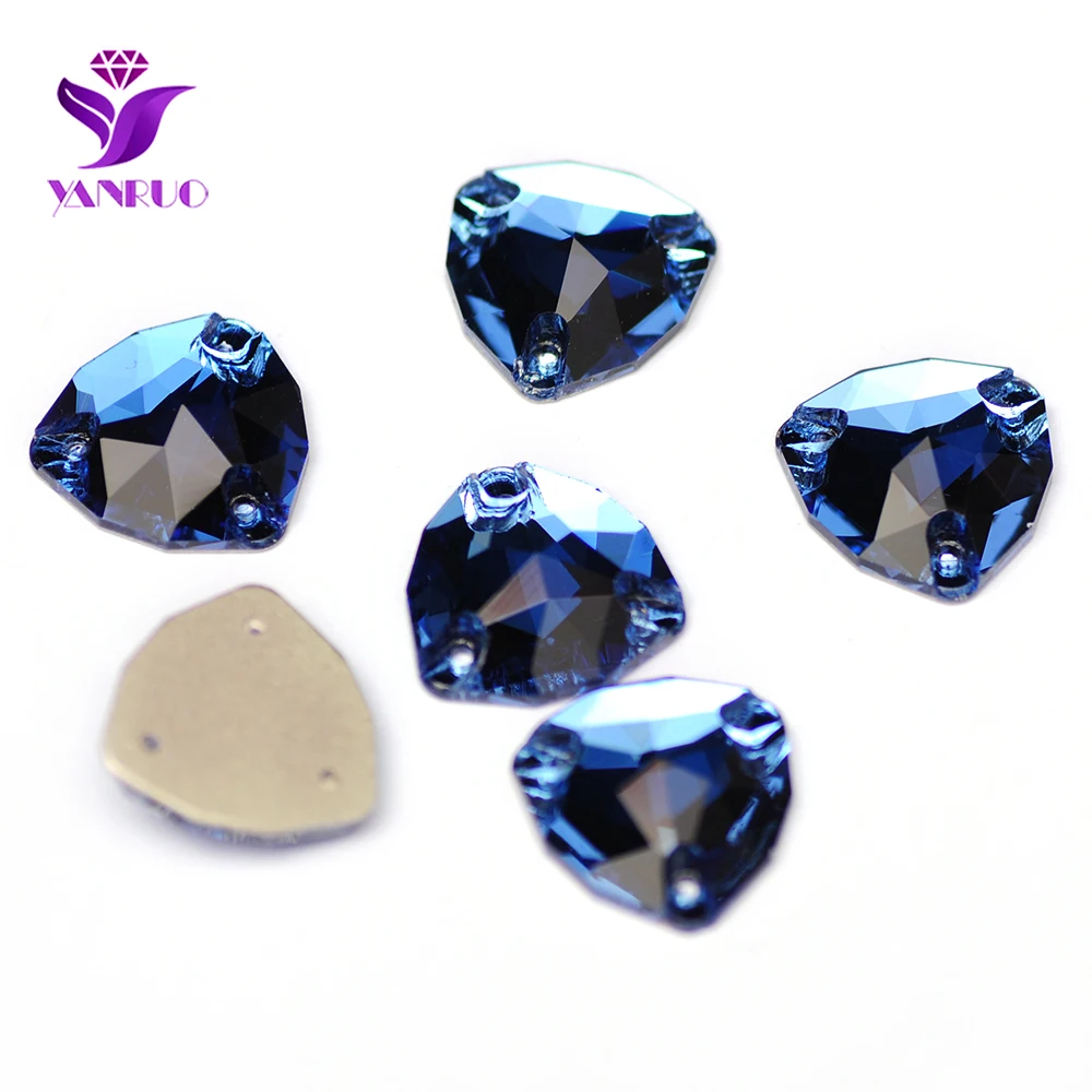 YANRUO 3272 Trilliant Fat Triangle Sapphire Sewing Rhinestone flatback Sew On Gems DIy Crystal Leotard Gymnastic Clothes
YANRUO 3272 Trilliant Fat Triangle Sapphire Sewing Rhinestone flatback Sew On Gems DIy Crystal Leotard Gymnastic Clothes
