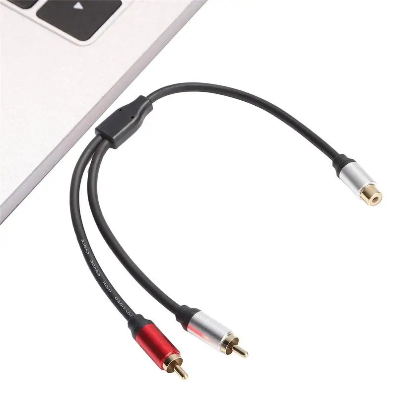 Audio Cable Stereo 1RCA Female To 2RCA Y Male Adapter Cable For TV VCR To Headphone Amplifier Speaker Electronic Accessories
Audio Cable Stereo 1RCA Female To 2RCA Y Male Adapter Cable For TV VCR To Headphone Amplifier Speaker Electronic Accessories