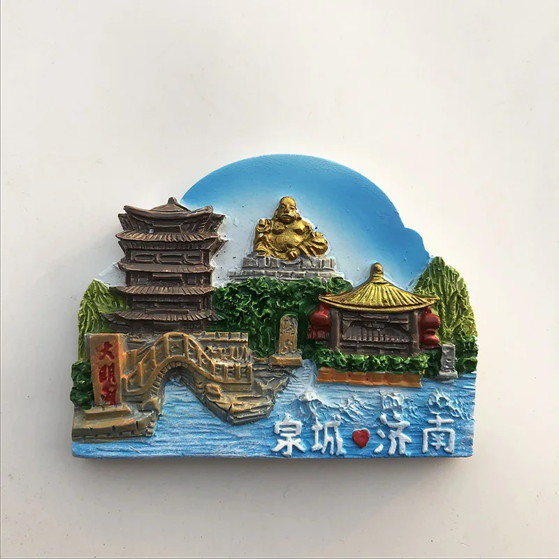 Fridge Magnet New Jinan Architecture Resin Decoration Craft Tourism Souvenir Message Sticker
Fridge Magnet New Jinan Architecture Resin Decoration Craft Tourism Souvenir Message Sticker