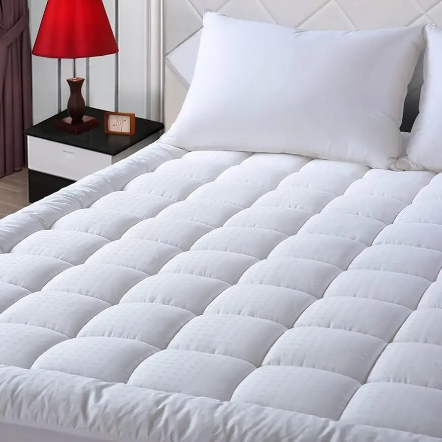 EASELAND Full Size Mattress Pad Pillow Top Mattress Cover Quilted Fitted Mattress Protector Cotton 8-21" Deep Pocket Cooling Top
EASELAND Full Size Mattress Pad Pillow Top Mattress Cover Quilted Fitted Mattress Protector Cotton 8-21" Deep Pocket Cooling Top