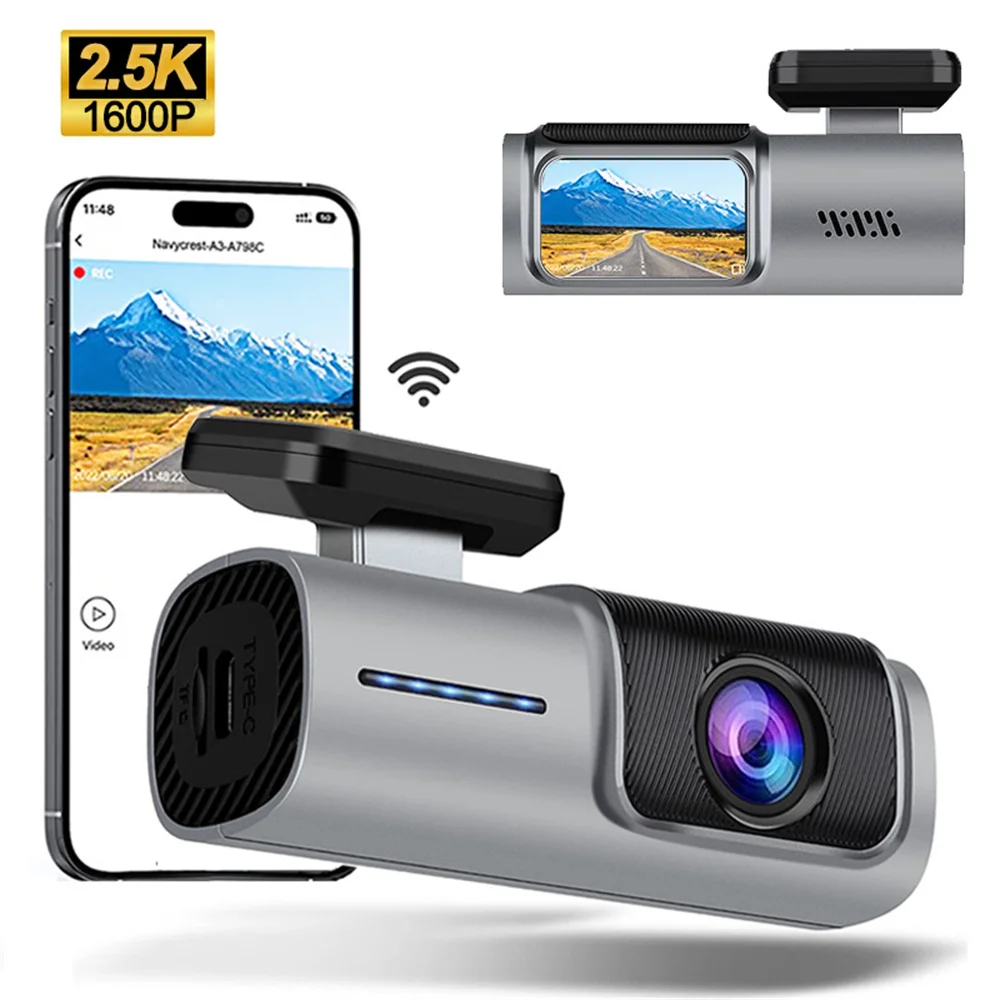 2.5K Mini Car Dash Cam Recorder HD 1080P DVR WIFI Night Version Lens 6-layer glass Sony photosensitive film Dash Cam Recorder
2.5K Mini Car Dash Cam Recorder HD 1080P DVR WIFI Night Version Lens 6-layer glass Sony photosensitive film Dash Cam Recorder