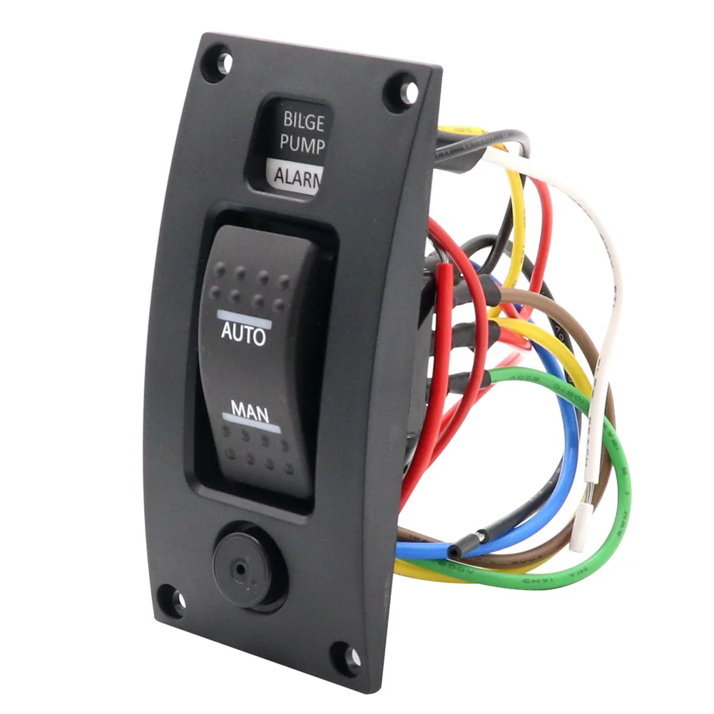 3-Way Bilge Pump Switch Panel Automatic-Off-Manual 12v / 24v W/ Alarm Pump Switch Panel IP66 Accessories
3-Way Bilge Pump Switch Panel Automatic-Off-Manual 12v / 24v W/ Alarm Pump Switch Panel IP66 Accessories