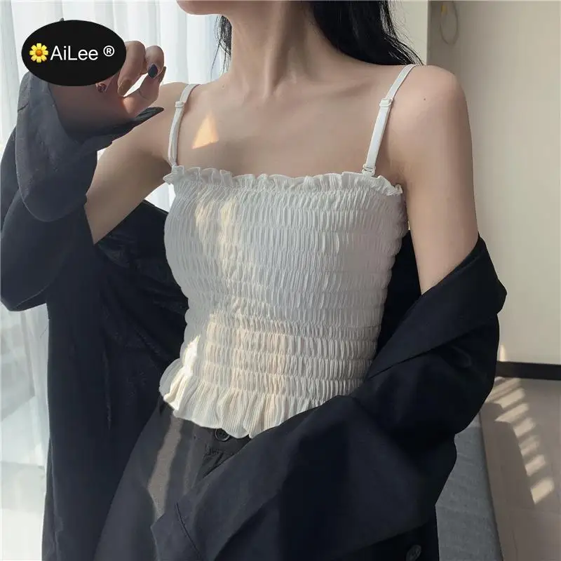 Shirring Tank Top Ruched Ruffles Crop Top Party Retro Corset Bandeau Women Beach Camis Holiday Sweats Summer Club Basic Sling
Shirring Tank Top Ruched Ruffles Crop Top Party Retro Corset Bandeau Women Beach Camis Holiday Sweats Summer Club Basic Sling