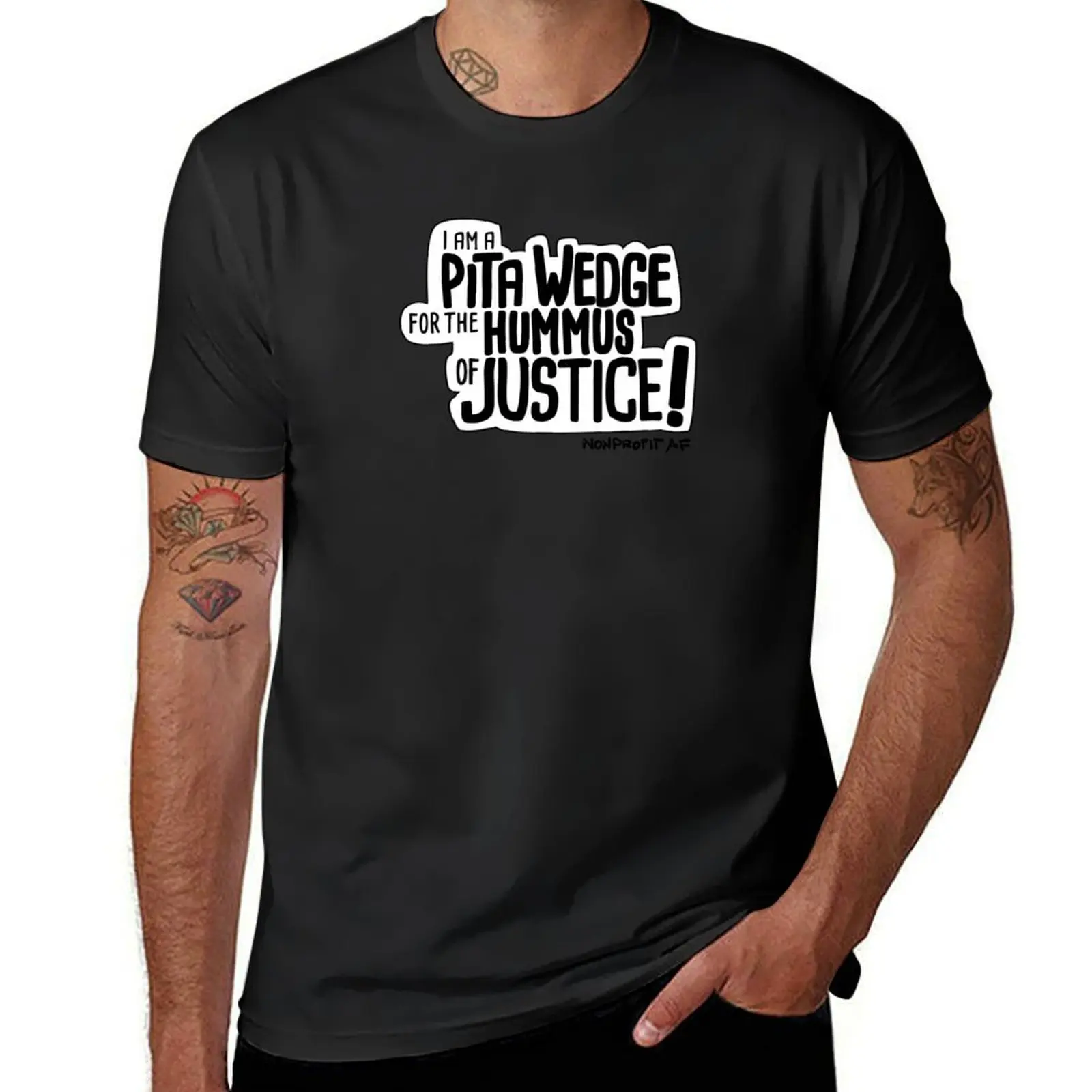 Pita Wedge For Hummus of Justice! T-Shirt aesthetic clothes funnys black t shirts for men
Pita Wedge For Hummus of Justice! T-Shirt aesthetic clothes funnys black t shirts for men