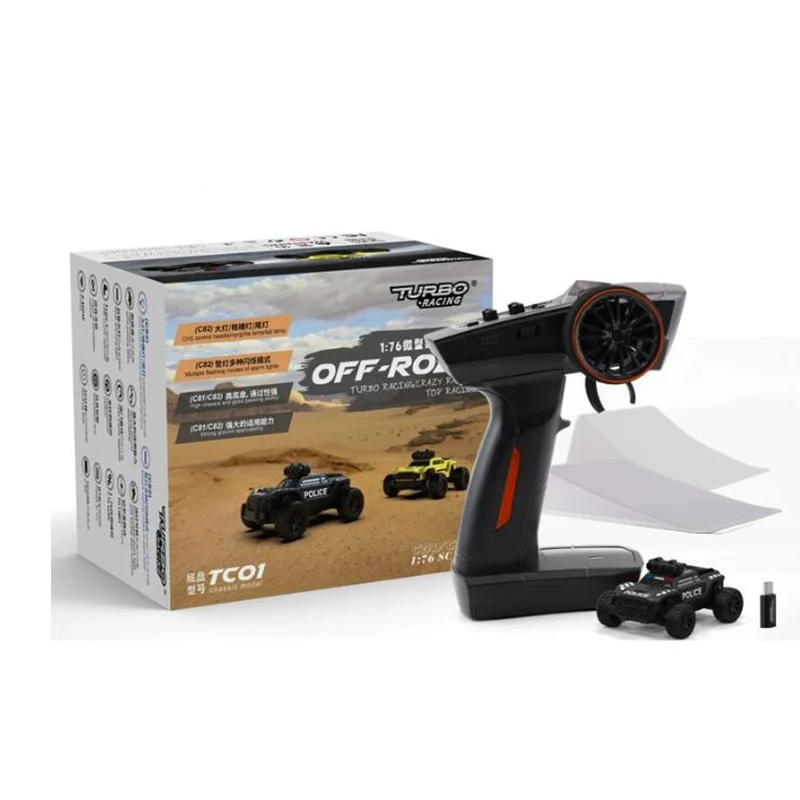1: 76turbo Racing C82 Police Mini Remote Control Car High Simulation Cool Warning Lights Newly Launched Jdm Birthday Gift
1: 76turbo Racing C82 Police Mini Remote Control Car High Simulation Cool Warning Lights Newly Launched Jdm Birthday Gift