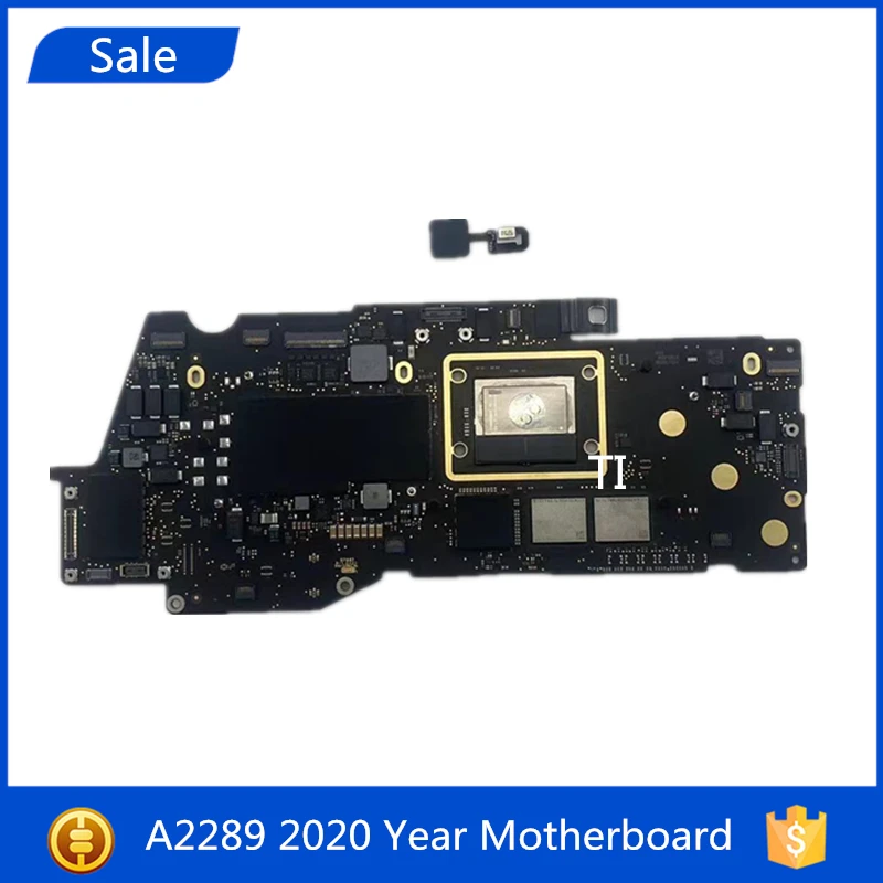 

Sale A2289 2020 Year Laptop Motherboard With Touch ID For Macbook Pro 13" Logic Board i5 1.4Ghz 8GB 256G 500G 820-01987 EMC 3456