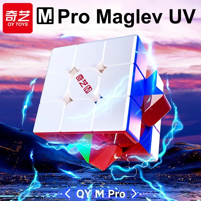 

QiYi M Pro Maglev UV 3X3 Magnetic Magic Cube Speed Cube Stickerless Professional Fidget Toys QY PRO 3X3 Cubo Magico Puzzle