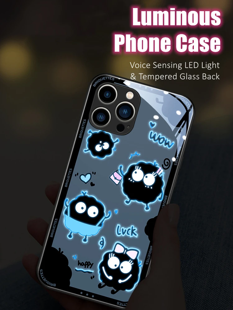 Cute Anime Voice Sensing 7 Color LED Light Glowing Luminous Phone Case for OnePlus 6 6T 7 7T 8 8T 9 9R 10 Ace Nord CE N200 Pro
Cute Anime Voice Sensing 7 Color LED Light Glowing Luminous Phone Case for OnePlus 6 6T 7 7T 8 8T 9 9R 10 Ace Nord CE N200 Pro