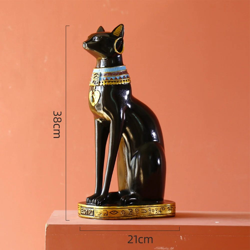 High Quality Candle Holder Home Decoration Sculpture Tabletop Vintage Art Craft Collectible Egyptian Cat Shape
High Quality Candle Holder Home Decoration Sculpture Tabletop Vintage Art Craft Collectible Egyptian Cat Shape