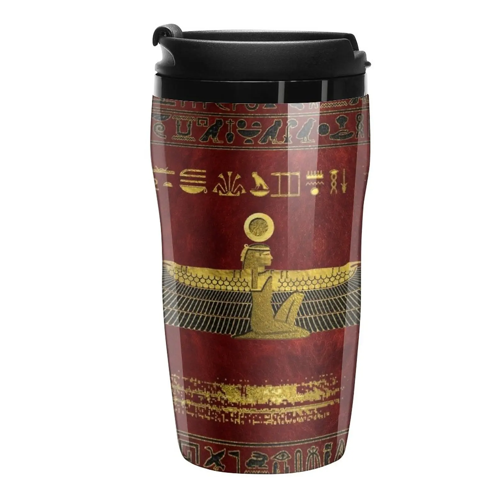 New Golden Egyptian God Ornament on red leather Travel Coffee Mug Espresso Cup Coffee Goods
New Golden Egyptian God Ornament on red leather Travel Coffee Mug Espresso Cup Coffee Goods