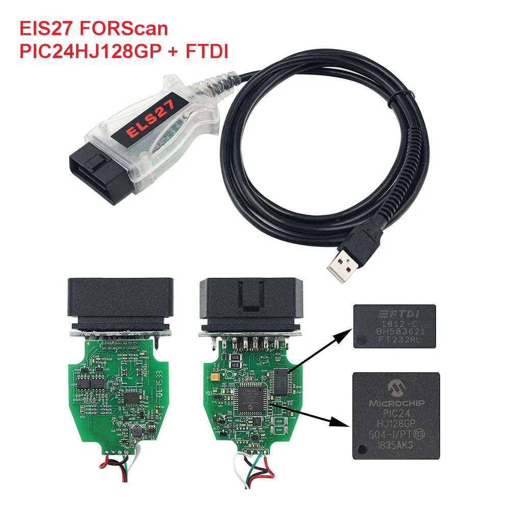 V2.3.8 ELS27 FORScan с печатной платой PIC24HJ128GP + FTDI микрочип, многоязычная работа ELM327 & J2534 Pss-Thru для детской/M-az
V2.3.8 ELS27 FORScan с печатной платой PIC24HJ128GP + FTDI микрочип, многоязычная работа ELM327 & J2534 Pss-Thru для детской/M-az