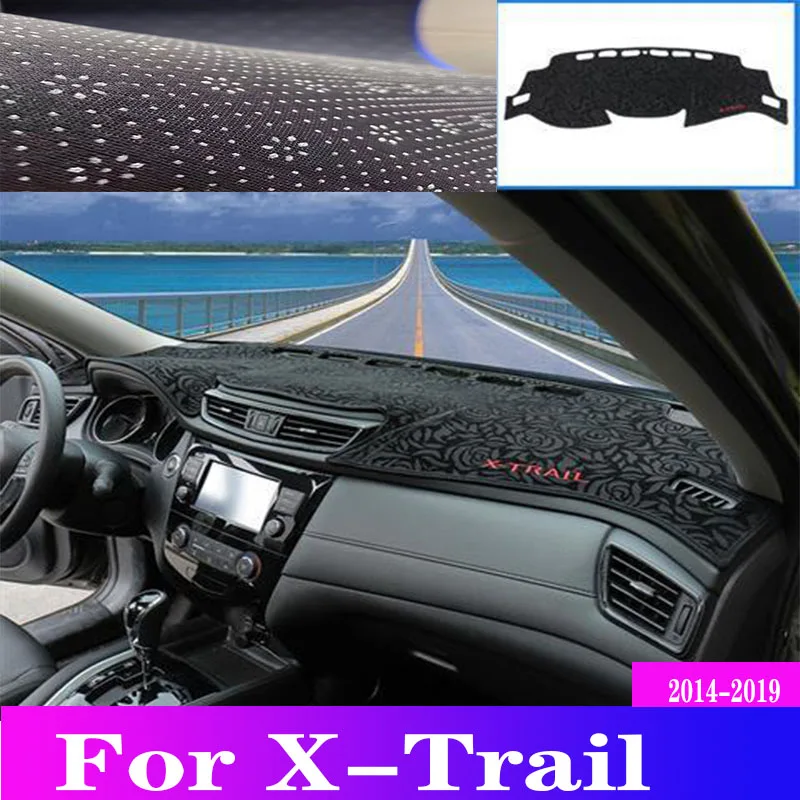 For X-Trail 2014-2019 Avoid Light Pads Anti-UV Case Carpets Car Dashboard Cover Mats Interior Mouldings Car Accessories
For X-Trail 2014-2019 Avoid Light Pads Anti-UV Case Carpets Car Dashboard Cover Mats Interior Mouldings Car Accessories