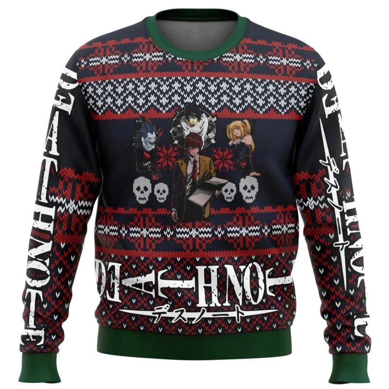 Death Note Naughty List Ugly Christmas Sweater Christmas Sweater gift Santa Claus pullover men 3D Sweatshirt and top autumn and
Death Note Naughty List Ugly Christmas Sweater Christmas Sweater gift Santa Claus pullover men 3D Sweatshirt and top autumn and