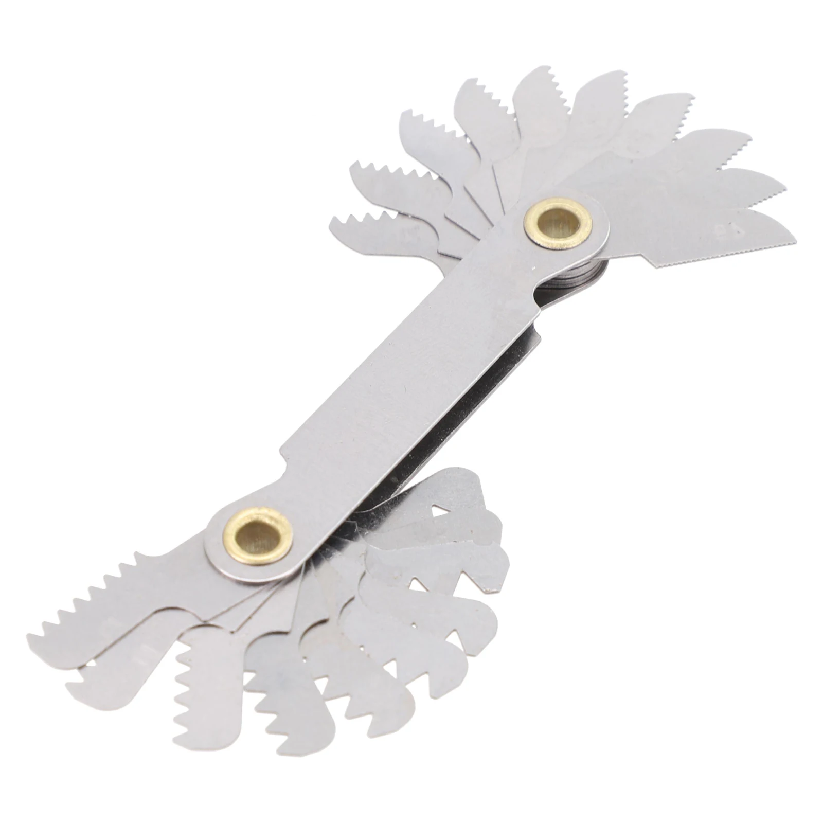 Durable New Practical Gauge Thread Measuring Gauge Tool Pitch Quenching Processing Set Steel Thread Useful 1 Pc
Durable New Practical Gauge Thread Measuring Gauge Tool Pitch Quenching Processing Set Steel Thread Useful 1 Pc