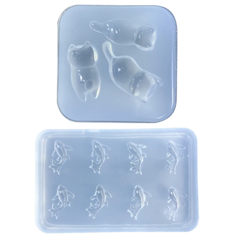 

Goldfishes Shapes Silicone Mold Handmade Wax Casting Mould Cat Themed Cake Moulds Aromas Soap Molds