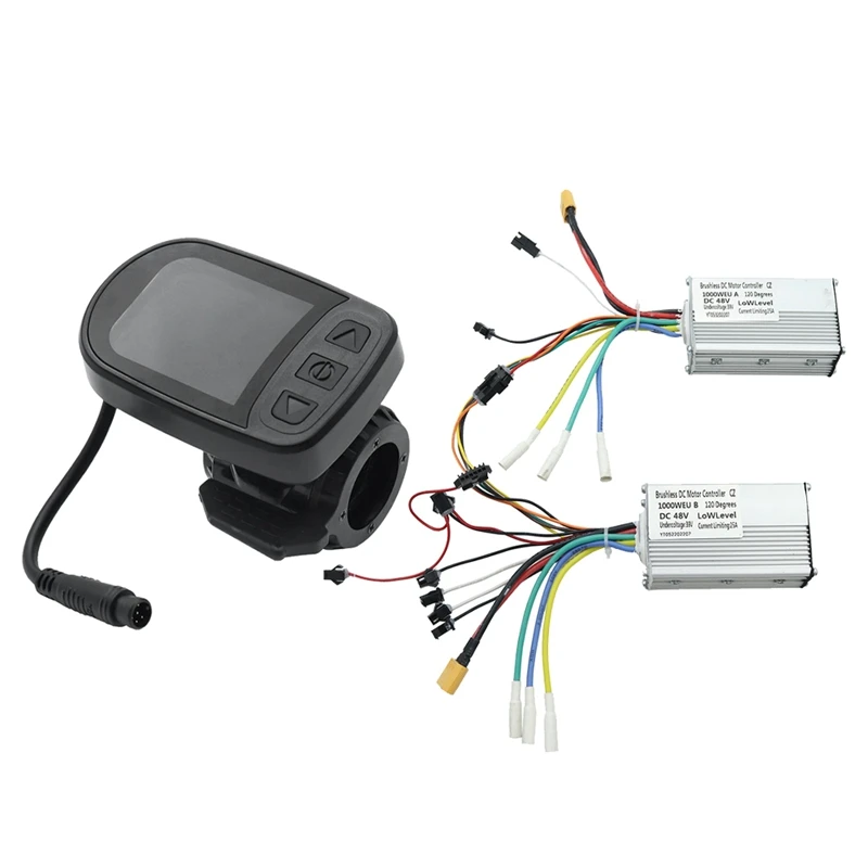48V Dual Drive Controller 1000W Dual Drive Controller +48V Meter For Kugoo G2 Electric Scooter Accessories
48V Dual Drive Controller 1000W Dual Drive Controller +48V Meter For Kugoo G2 Electric Scooter Accessories