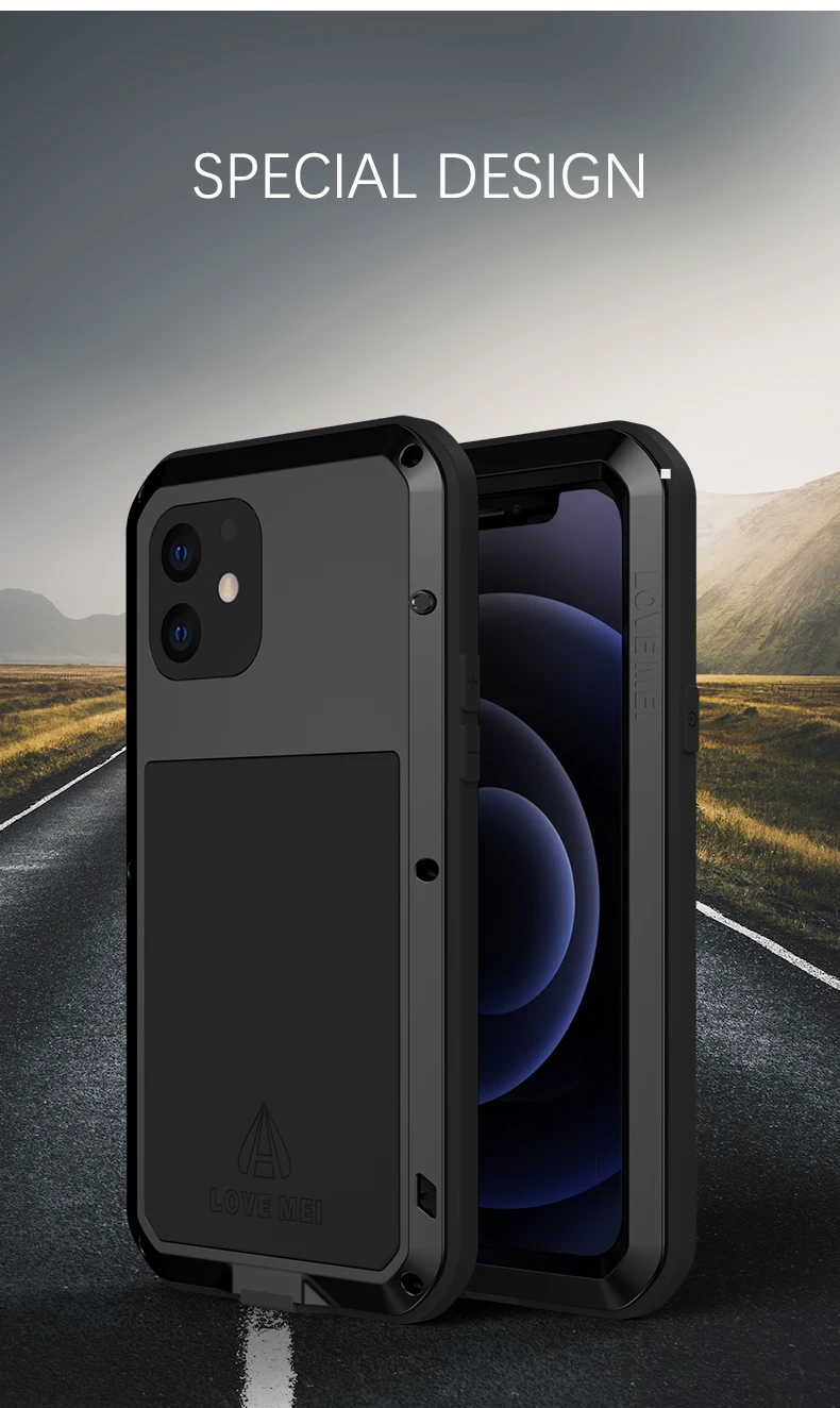 Оригинальный мощный чехол LOVE MEI для iPhone 12 Mini металлический бронированный ударопрочный грязеотталкивающий водонепроницаемый чехол для телефона iPhone 12 Pro Max 6,1''
Оригинальный мощный чехол LOVE MEI для iPhone 12 Mini металлический бронированный ударопрочный грязеотталкивающий водонепроницаемый чехол для телефона iPhone 12 Pro Max 6,1''