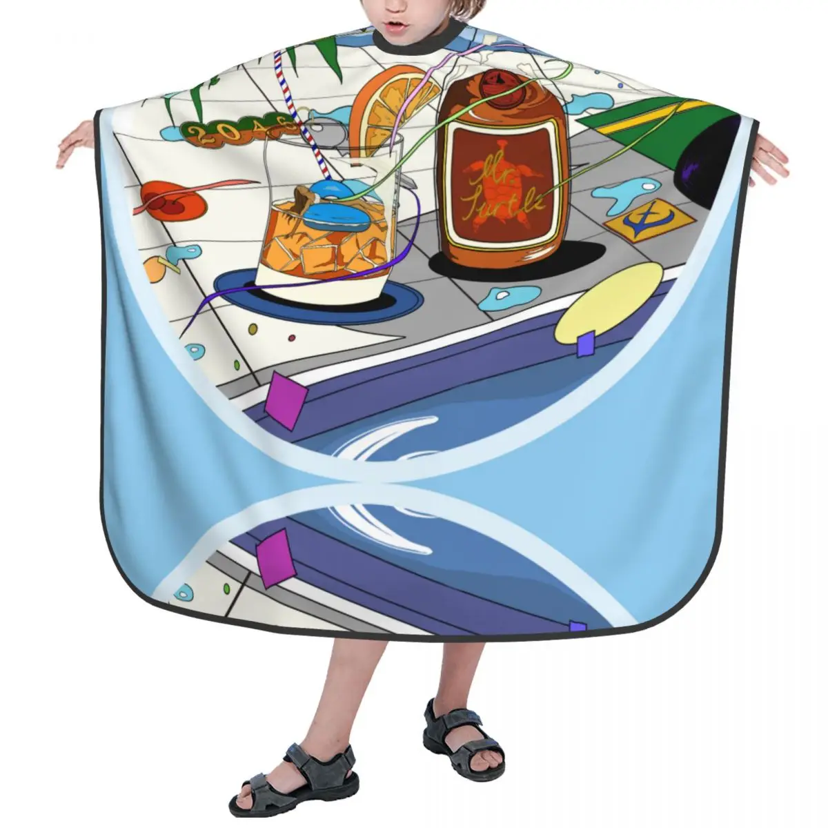 Kids Haircut Cape, Barber Cape with Adjustable Neckline, Hair Cutting Cover Apron Gown for Girls Boys Wine By The Pool Whisky
Kids Haircut Cape, Barber Cape with Adjustable Neckline, Hair Cutting Cover Apron Gown for Girls Boys Wine By The Pool Whisky
