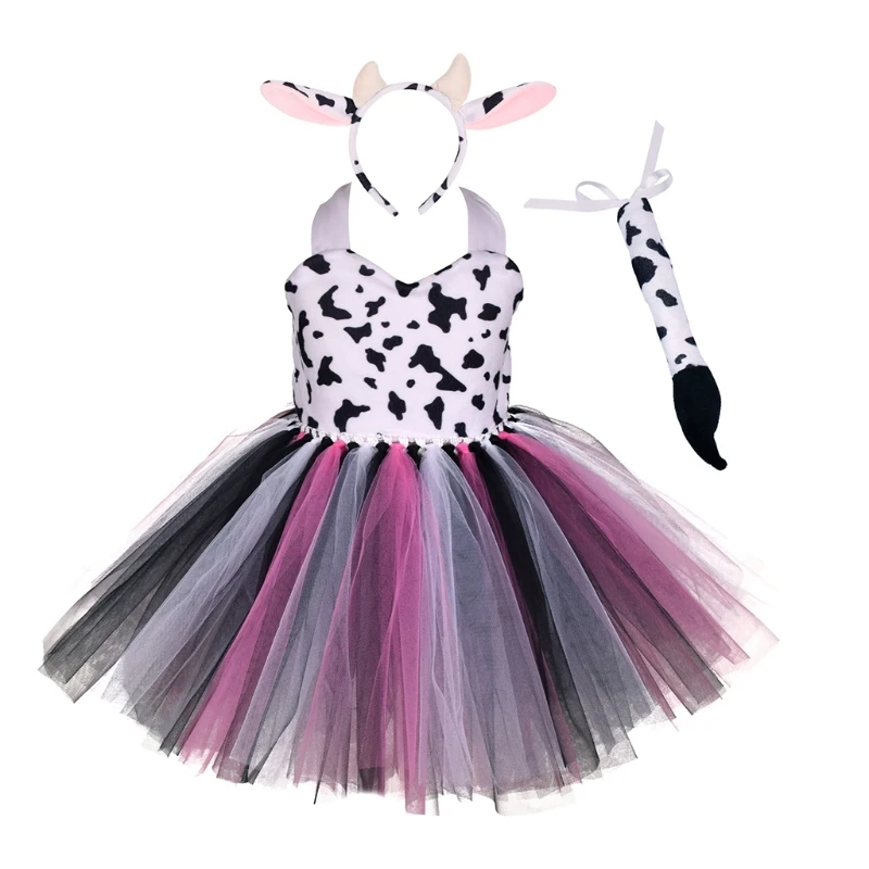 Halloween Girls Animal Little Cow Cosplay Costume Suit Children Festival Costumes Birthday Party Dress
Halloween Girls Animal Little Cow Cosplay Costume Suit Children Festival Costumes Birthday Party Dress