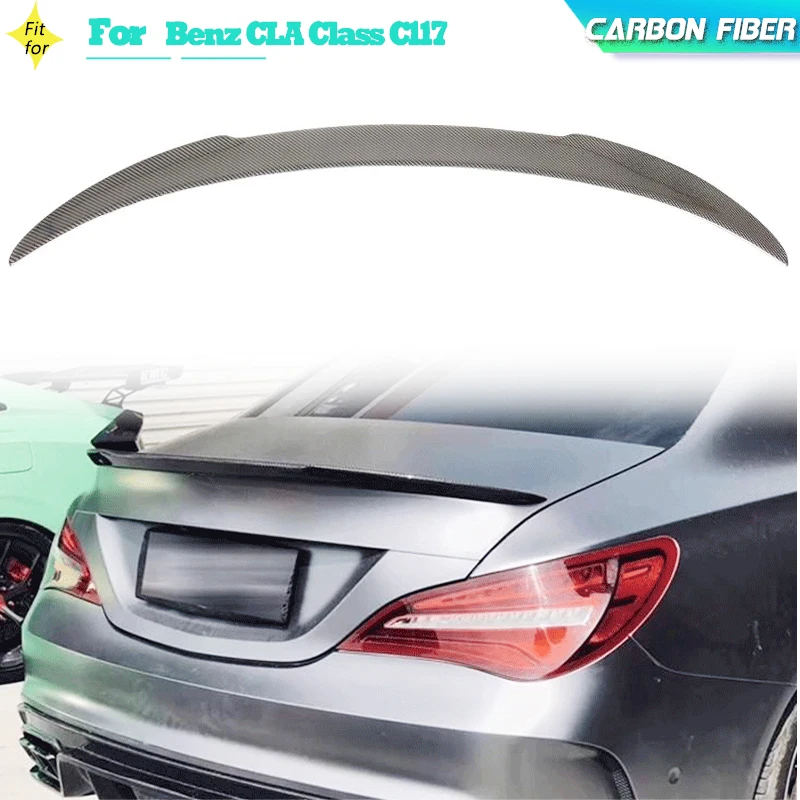 Carbon Fiber Car Rear Trunk Spoiler Wing for Benz CLA Class C117 Sedan 4-Door 2014-2018 Auto Rear Spoiler Boot Lid Wing Lip
Carbon Fiber Car Rear Trunk Spoiler Wing for Benz CLA Class C117 Sedan 4-Door 2014-2018 Auto Rear Spoiler Boot Lid Wing Lip