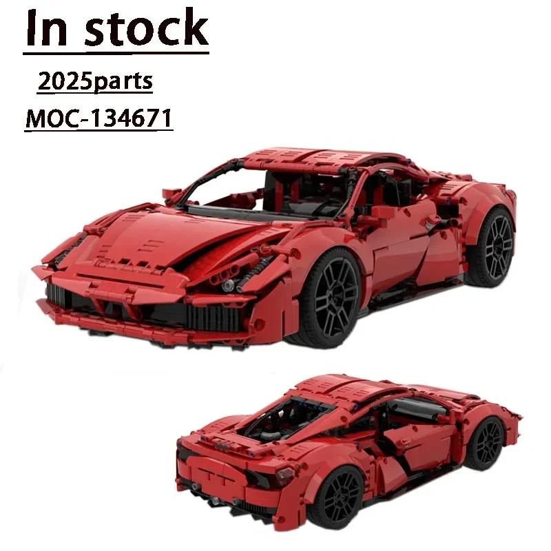New MOC-134671 Red GTB Supercar Splicing Building Block Model 2025 Parts Supercar Building Block Model Kids Birthday Toy Gift
New MOC-134671 Red GTB Supercar Splicing Building Block Model 2025 Parts Supercar Building Block Model Kids Birthday Toy Gift
