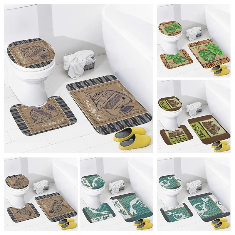Non slip shower mat bathroom carpet shower retro pattern decoration water absorbing bathtub carpet toilet cover decorative cover
Non slip shower mat bathroom carpet shower retro pattern decoration water absorbing bathtub carpet toilet cover decorative cover