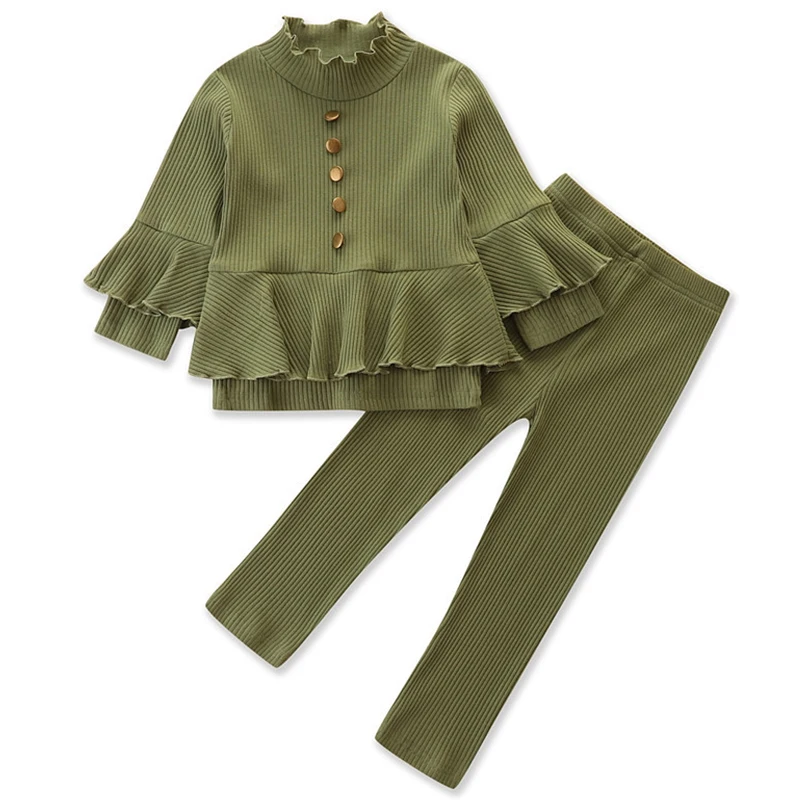 2PCS Spring Toddler Clothes Girls Boutique Outfits Fashion Button Cotton Long Sleeve Baby Tops+Pants Kids Clothing Set BC2446-1
2PCS Spring Toddler Clothes Girls Boutique Outfits Fashion Button Cotton Long Sleeve Baby Tops+Pants Kids Clothing Set BC2446-1