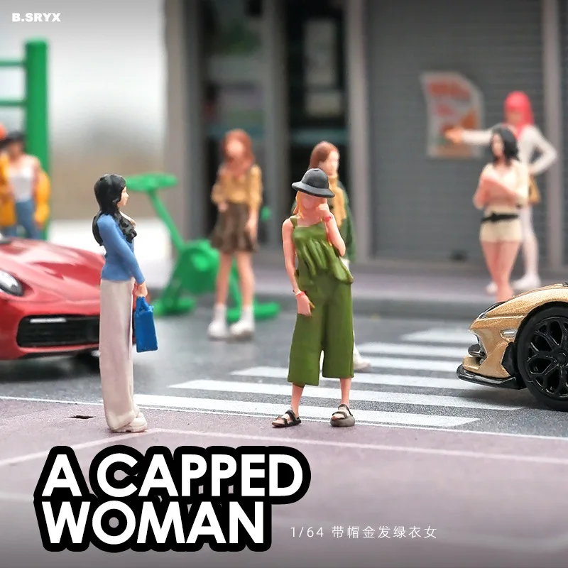 1/64 Blonde Girl With Hat Miniature Figure Model Props Creative Photography Display Collection Decoration
1/64 Blonde Girl With Hat Miniature Figure Model Props Creative Photography Display Collection Decoration