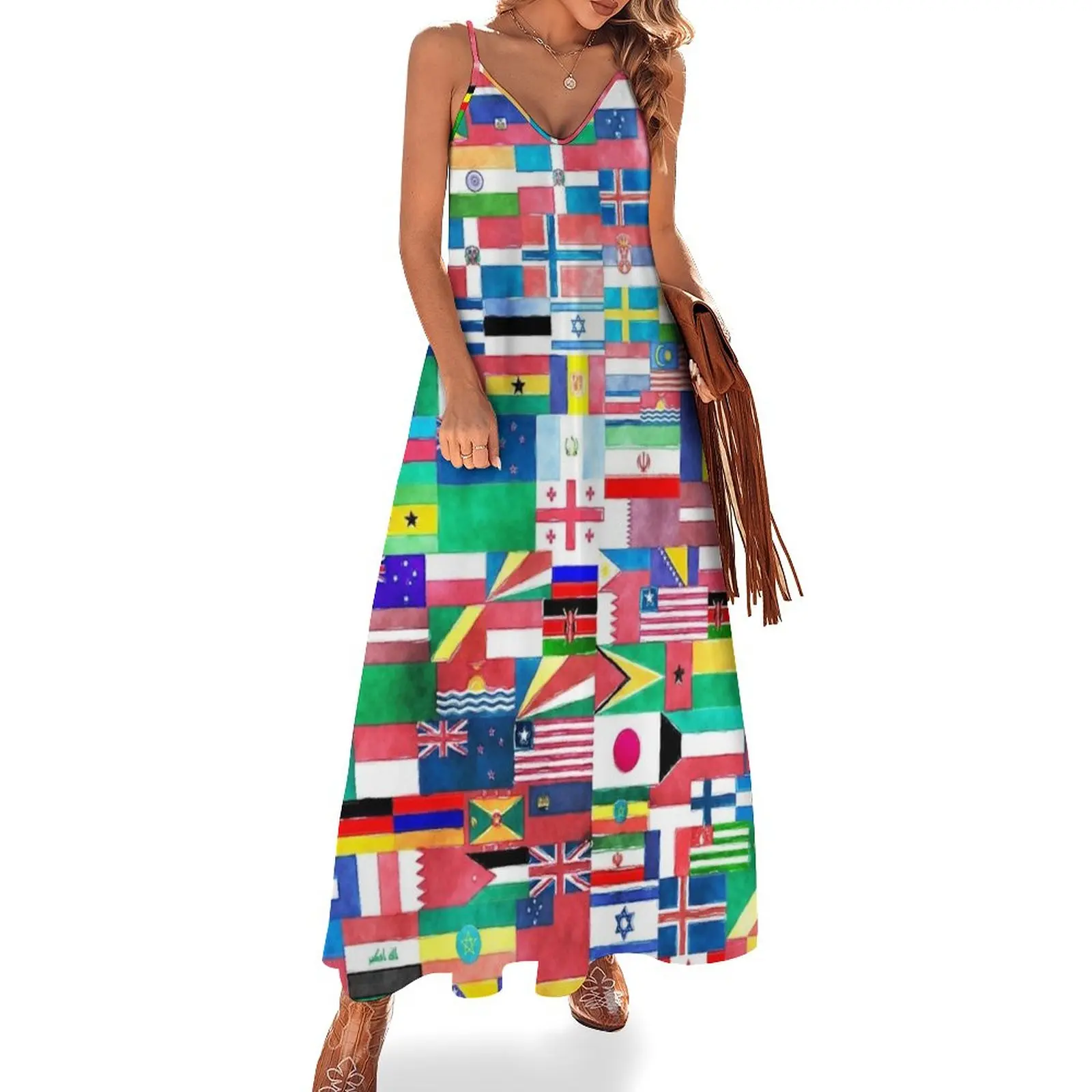 World of Flags Sleeveless Dress dress dresses dress party night luxury evening woman for wedding birthday for women
World of Flags Sleeveless Dress dress dresses dress party night luxury evening woman for wedding birthday for women