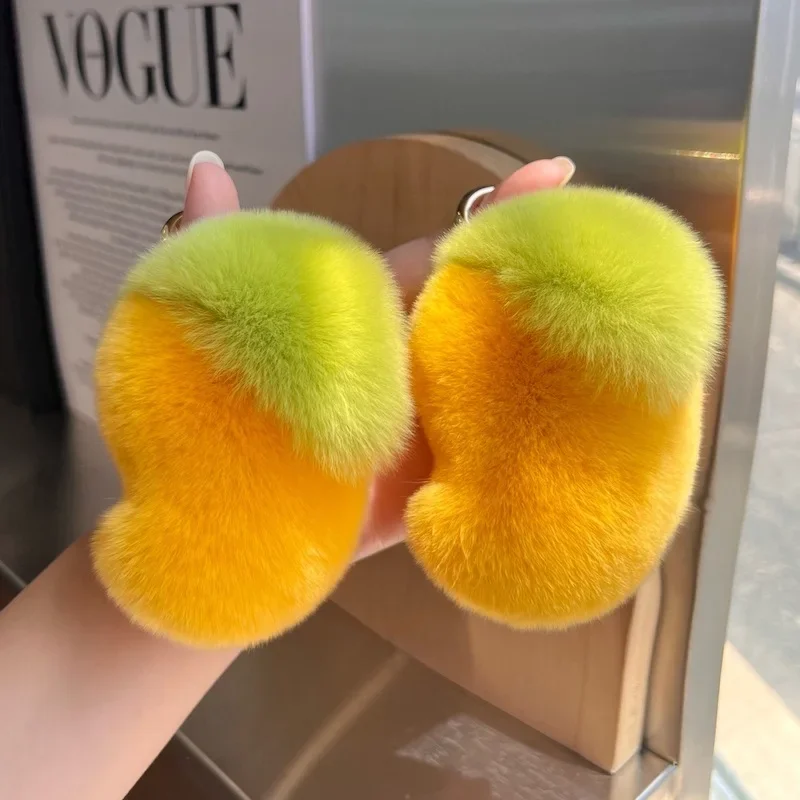Rex Rabbit Fur Car Key Ring Pendant Ins Internet Celebrity Pompons Schoolbag Bag Charm Little Mango Key Chains for Women
Rex Rabbit Fur Car Key Ring Pendant Ins Internet Celebrity Pompons Schoolbag Bag Charm Little Mango Key Chains for Women