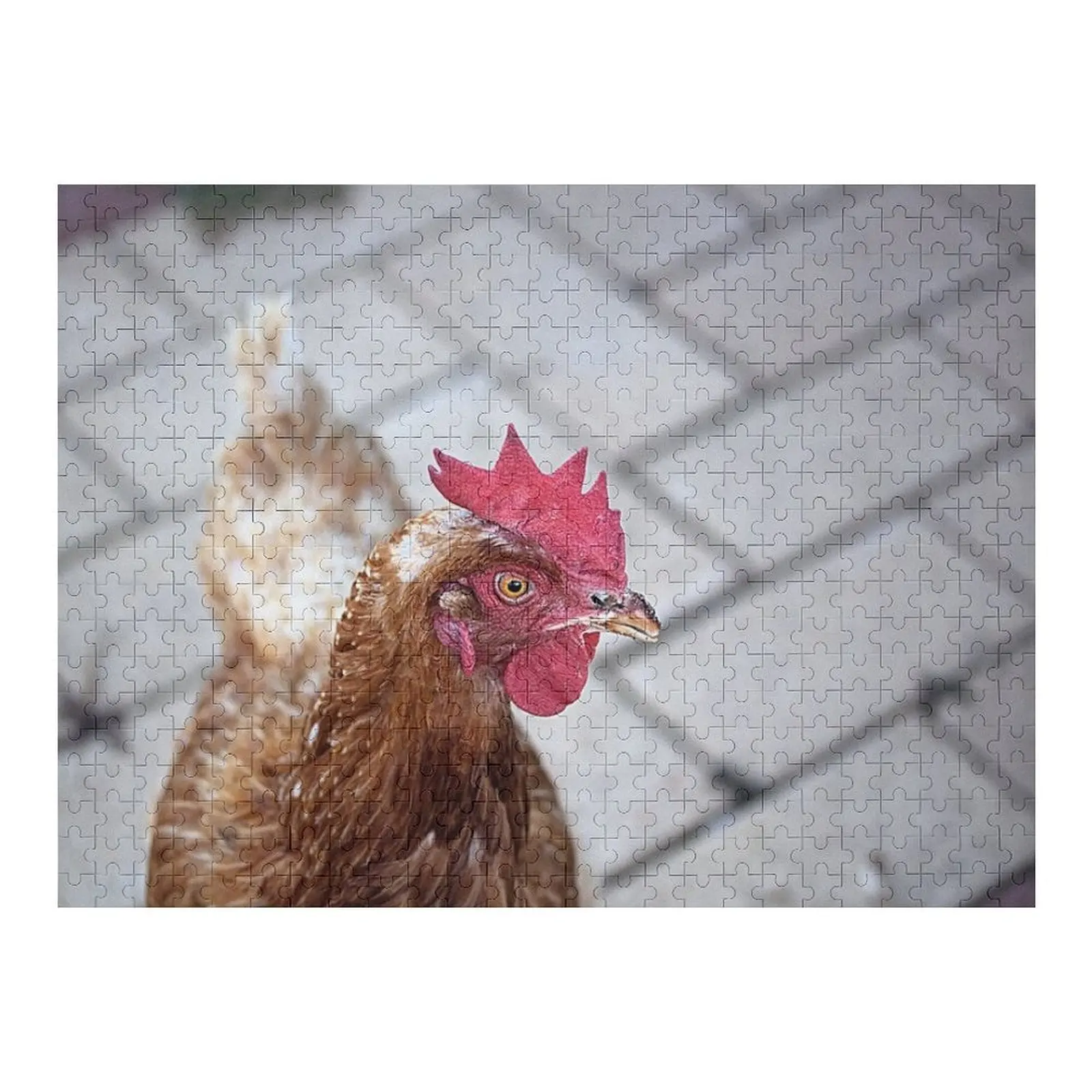 

Пазл «ходящая курица в переднем дворе», пазл, персонализированные подарочные идеи с персонализированной фотографией, пазл в подарок