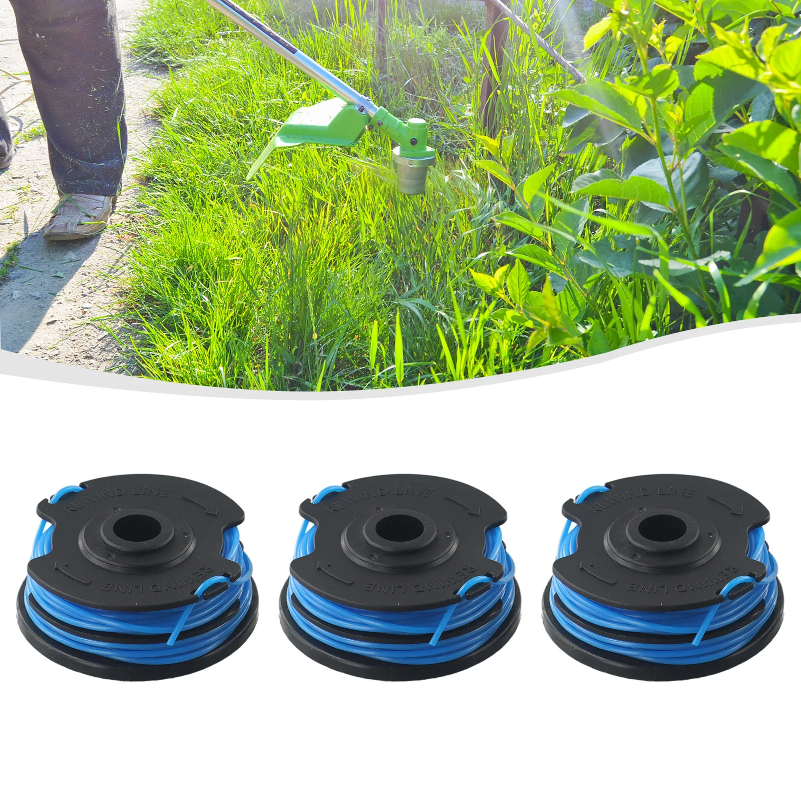 Garden Tool Grass Trimmer Line Spool Line Spool Lawn Mower Cutting Line Nylon For WOLF GT-F10 GT840 Accessories
Garden Tool Grass Trimmer Line Spool Line Spool Lawn Mower Cutting Line Nylon For WOLF GT-F10 GT840 Accessories
