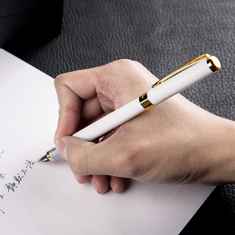 Girls white fountain pens lightweight cute pens office business pen iridium nib for friends gift gift box calligraphy pen
Girls white fountain pens lightweight cute pens office business pen iridium nib for friends gift gift box calligraphy pen