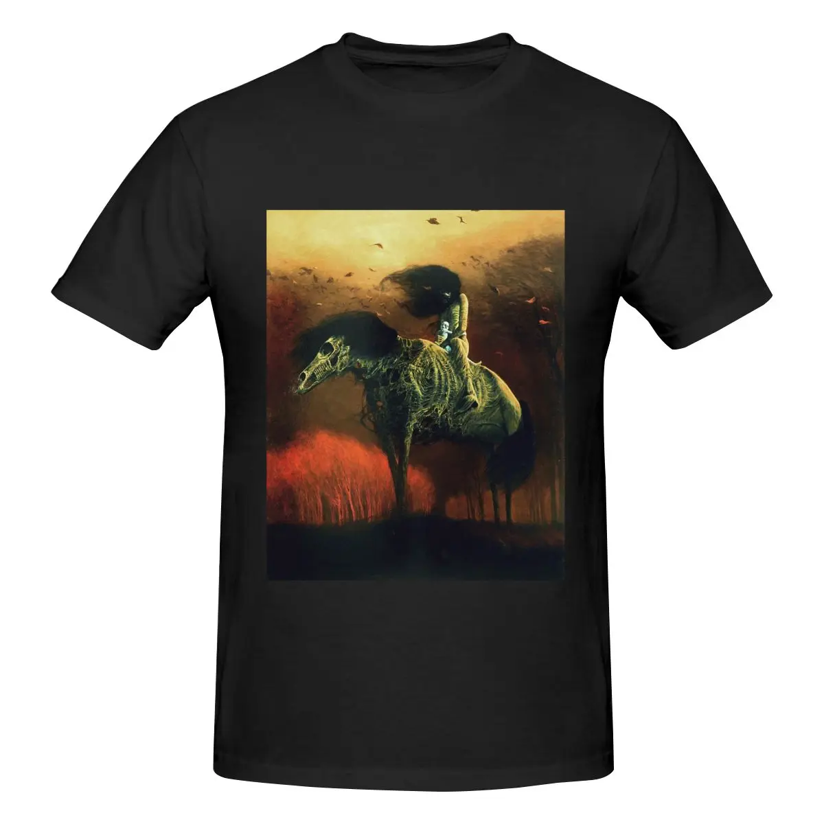 Funny Beksinski Graphic Classic Men's T-shirt Printed Tops are loose and slim fit Women's T-shirts
Funny Beksinski Graphic Classic Men's T-shirt Printed Tops are loose and slim fit Women's T-shirts