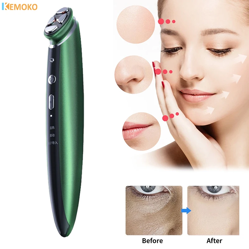 

EMS Eye Beauty Massage Machine Import Eye Cream Eye Bags Black Eyes Remover Anti Aging Anti-Wrinkle Lightening Skincare Device