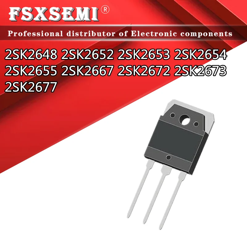10pcs K2653 K2654 K2667 K2672 K2673 K2677 2SK2648 2SK2652 2SK2653 2SK2654 2SK2655 2SK2667 2SK2672 2SK2673 2SK2677
10pcs K2653 K2654 K2667 K2672 K2673 K2677 2SK2648 2SK2652 2SK2653 2SK2654 2SK2655 2SK2667 2SK2672 2SK2673 2SK2677
