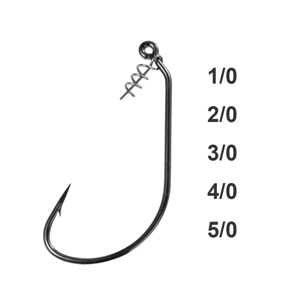 Accessories High Carbon Steel Fishing Lures Soft Baits Twist Lock Crank Barbed Hook Soft Worm Hook Barbed Fishhook Fishing Hook
Accessories High Carbon Steel Fishing Lures Soft Baits Twist Lock Crank Barbed Hook Soft Worm Hook Barbed Fishhook Fishing Hook