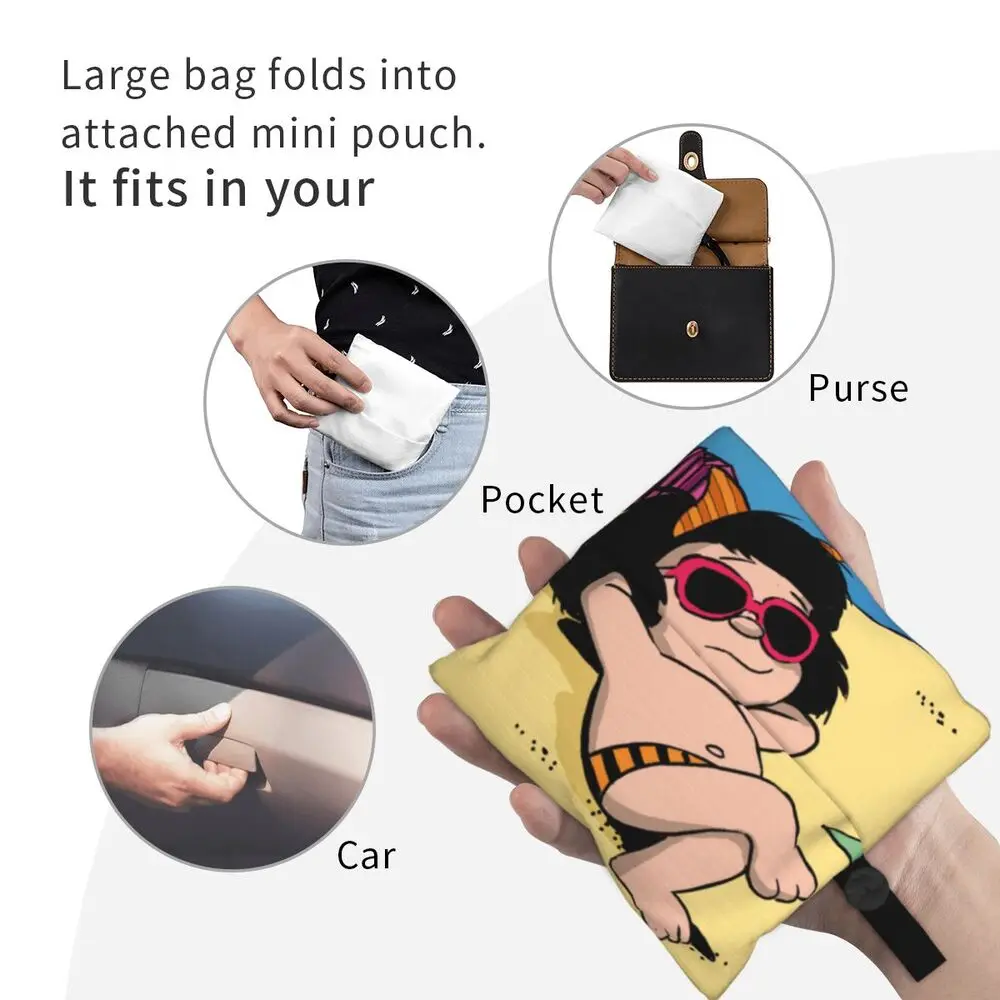 Custom Vintage Mafalda Manga Grocery Shopping Bag 181 S6bd9ac3c73df40fbab73e17e019b861dq