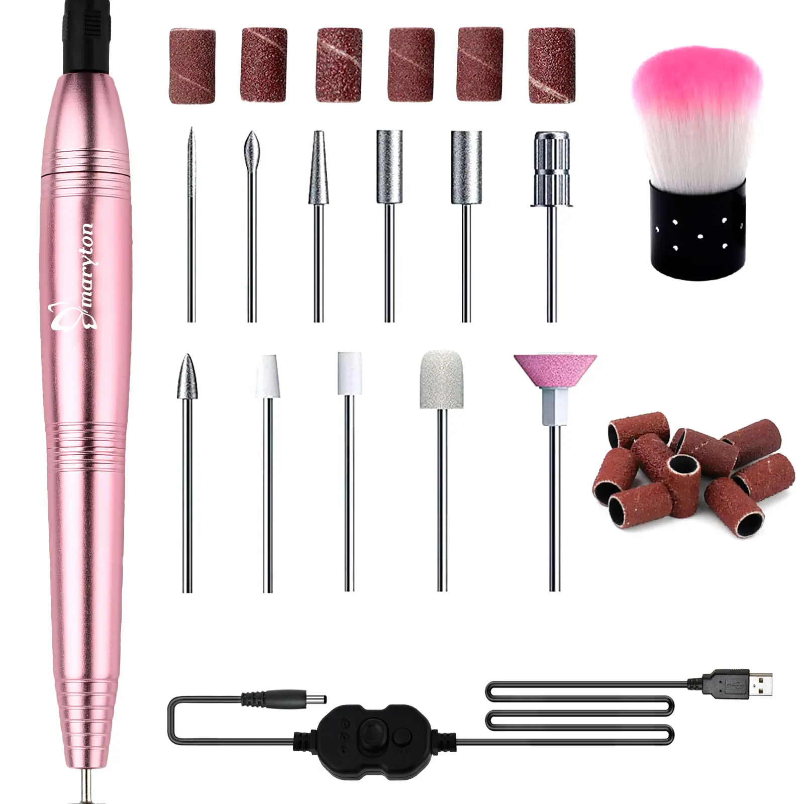 11 in 1 Rechargeable Electric Nail Drill Kit Portable Sander Nail File Pen Machine for Acrylic Gel Nails Manicure Pedicure Tools
11 in 1 Rechargeable Electric Nail Drill Kit Portable Sander Nail File Pen Machine for Acrylic Gel Nails Manicure Pedicure Tools