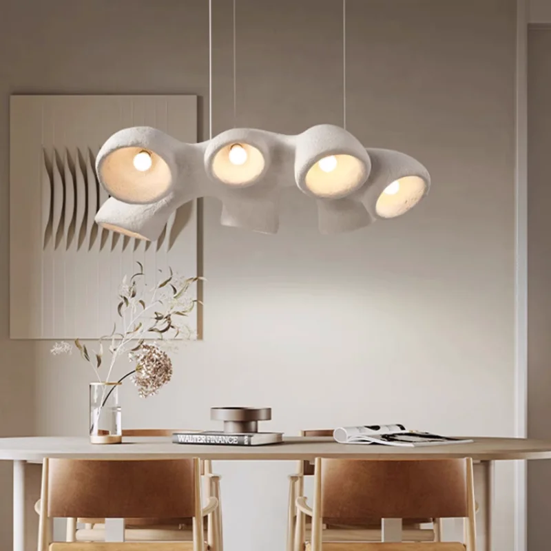 

Асимметричные подвесные светильники E27 в стиле лофт для гостиной, люстра, белая Подвесная лампа, светильник для фойе, подвесной светильник в скандинавском стиле для столовой
