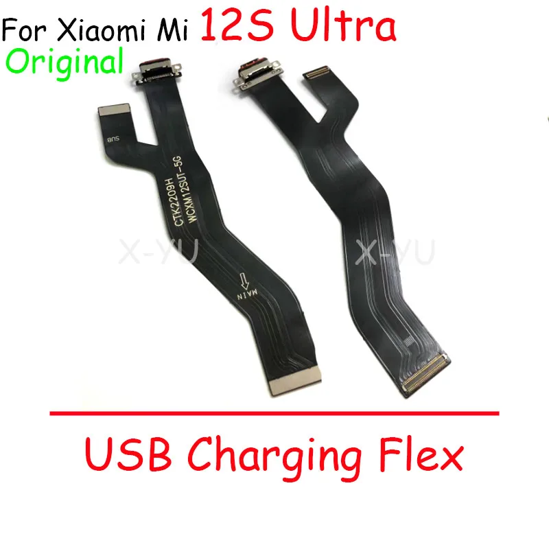 

Оригинал для Xiaomi Mi 12S Ultra Pro USB зарядная плата док-порт гибкий кабель запасные части