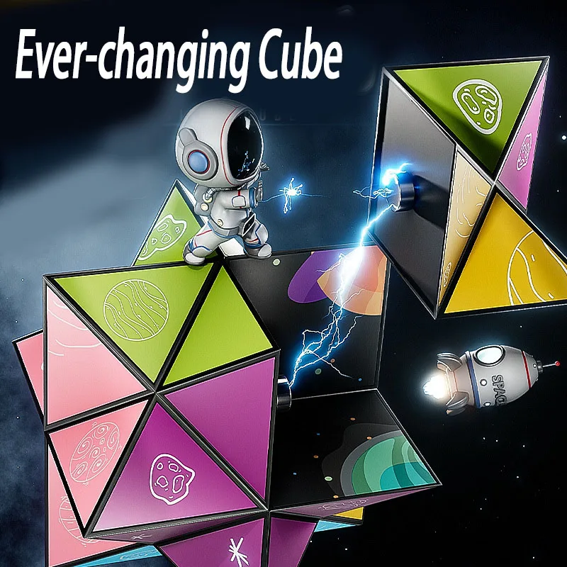 

Versatile 3D Infinite Magic Cube Geometry 3D Deformation Puzzle Space Thinking Training Children's Magnetic Toy Blocks