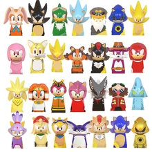 

WM6086 WM6087 WM6088 LG1001 anime bricks Sonic Amy Rose Ray Storm Shadow building blocks mini action toy figure Children gifts