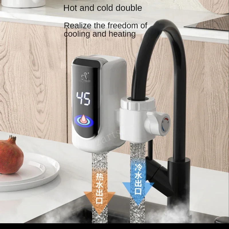 

Кухонный электрический водонагреватель, кран быстрой установки, мгновенный Проточный Нагреватель холодной и горячей воды