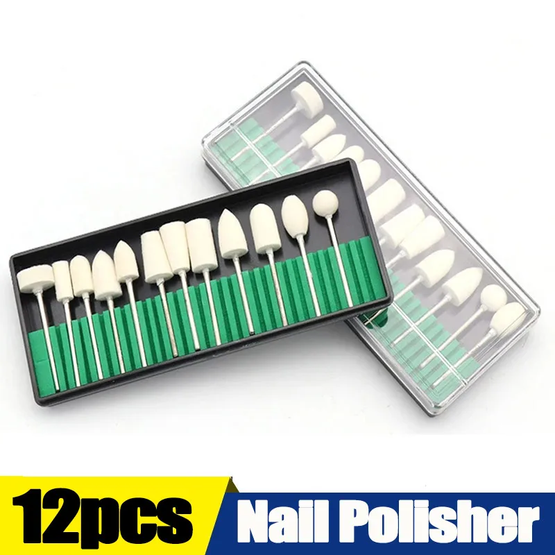 12PC Nail Polisher Wool Polishing Head Electric Machine Drill Bits File Nail Art Polishing Grinding Head Manicure Tools Set
12PC Nail Polisher Wool Polishing Head Electric Machine Drill Bits File Nail Art Polishing Grinding Head Manicure Tools Set