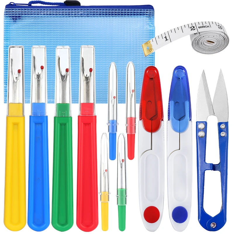 LMDZ Hand Sewing Tools Set Thread Seam Ripper Remover Stitch Unpicker Trimming Scissors With Tape Measure DIY Quilting Accessory
LMDZ Hand Sewing Tools Set Thread Seam Ripper Remover Stitch Unpicker Trimming Scissors With Tape Measure DIY Quilting Accessory