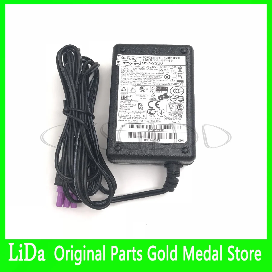 0957-2290 0957-2286 0957-2398 AC Power Adapter Charger 100-240V 50/60Hz 300mA 30V 333mA for HP Deskjet 1050 1000 2050 2000 2060
0957-2290 0957-2286 0957-2398 AC Power Adapter Charger 100-240V 50/60Hz 300mA 30V 333mA for HP Deskjet 1050 1000 2050 2000 2060