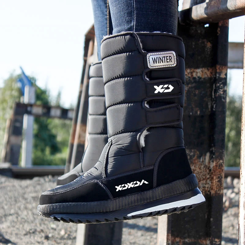 New Winter Plush Thickened Warm Couple High Tube Fishing Snow Boots Men's Outdoor Hiking Anti Slip Waterproof Casual Cotton Shoe
New Winter Plush Thickened Warm Couple High Tube Fishing Snow Boots Men's Outdoor Hiking Anti Slip Waterproof Casual Cotton Shoe